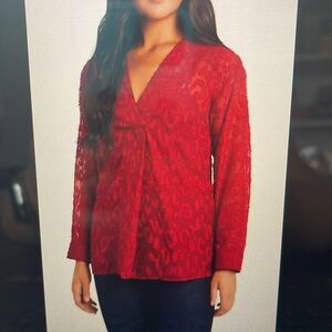 Vince Camuto Sheer Blouse - Size L